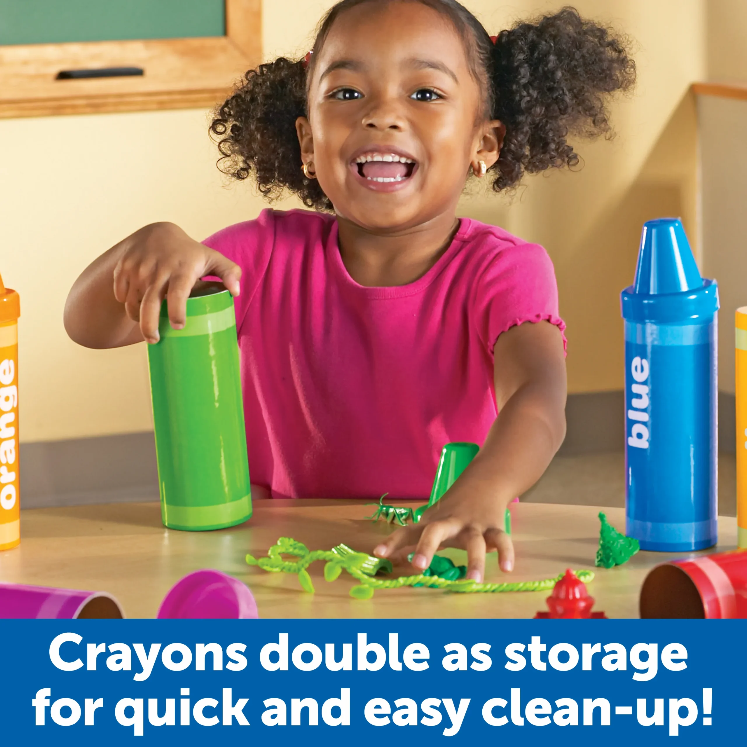 Learning Resources Puzzle Rainbow Sorting Crayons - Image 5