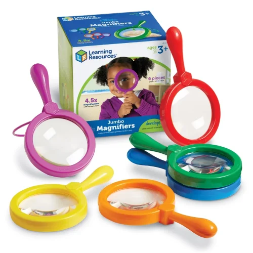 Alternative view of Primary Science Jumbo Magnifiers, Set of 6