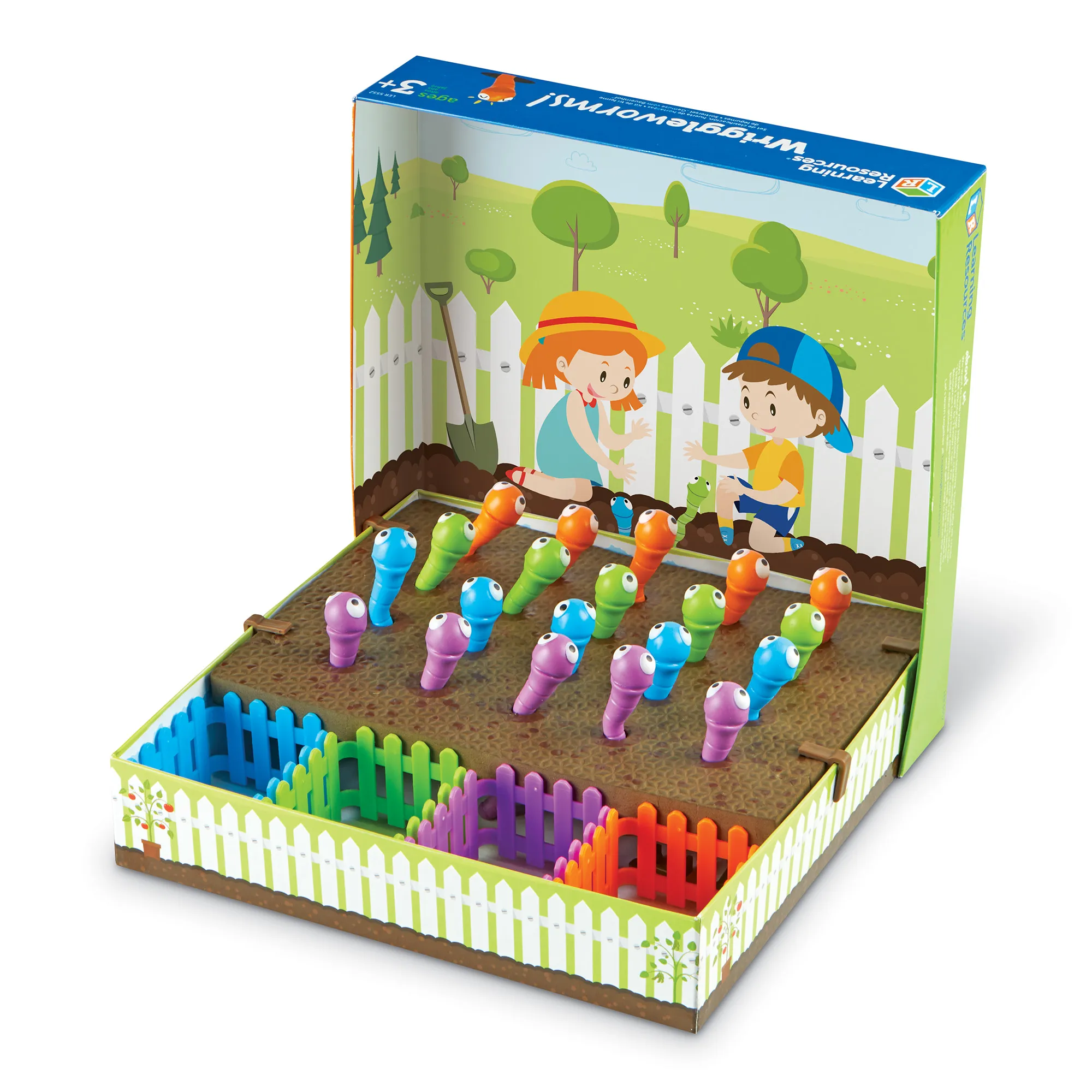 Learning Resources Puzzle Wriggleworms! Fine Motor Activity Set - Image 3