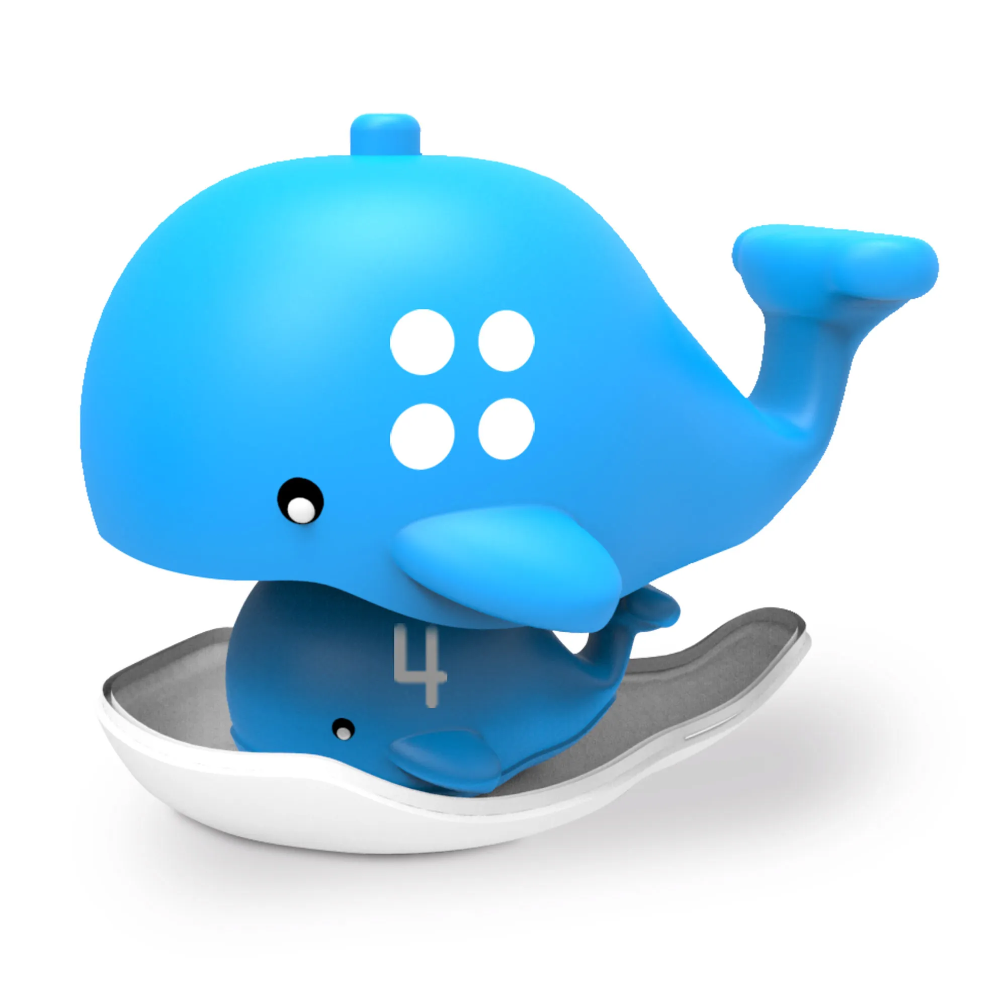 Learning Resources Puzzle Snap-n-Learn™ Stacking Whales - Image 4