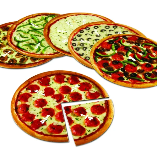 Alternative view of Magnetic Pizza Fractions