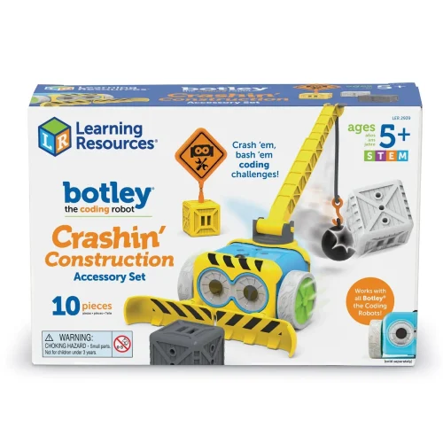 Alternative view of Learning Resources Puzzle Learning Resources Botley® the Coding Robot Crashin' Construction Accessory Set