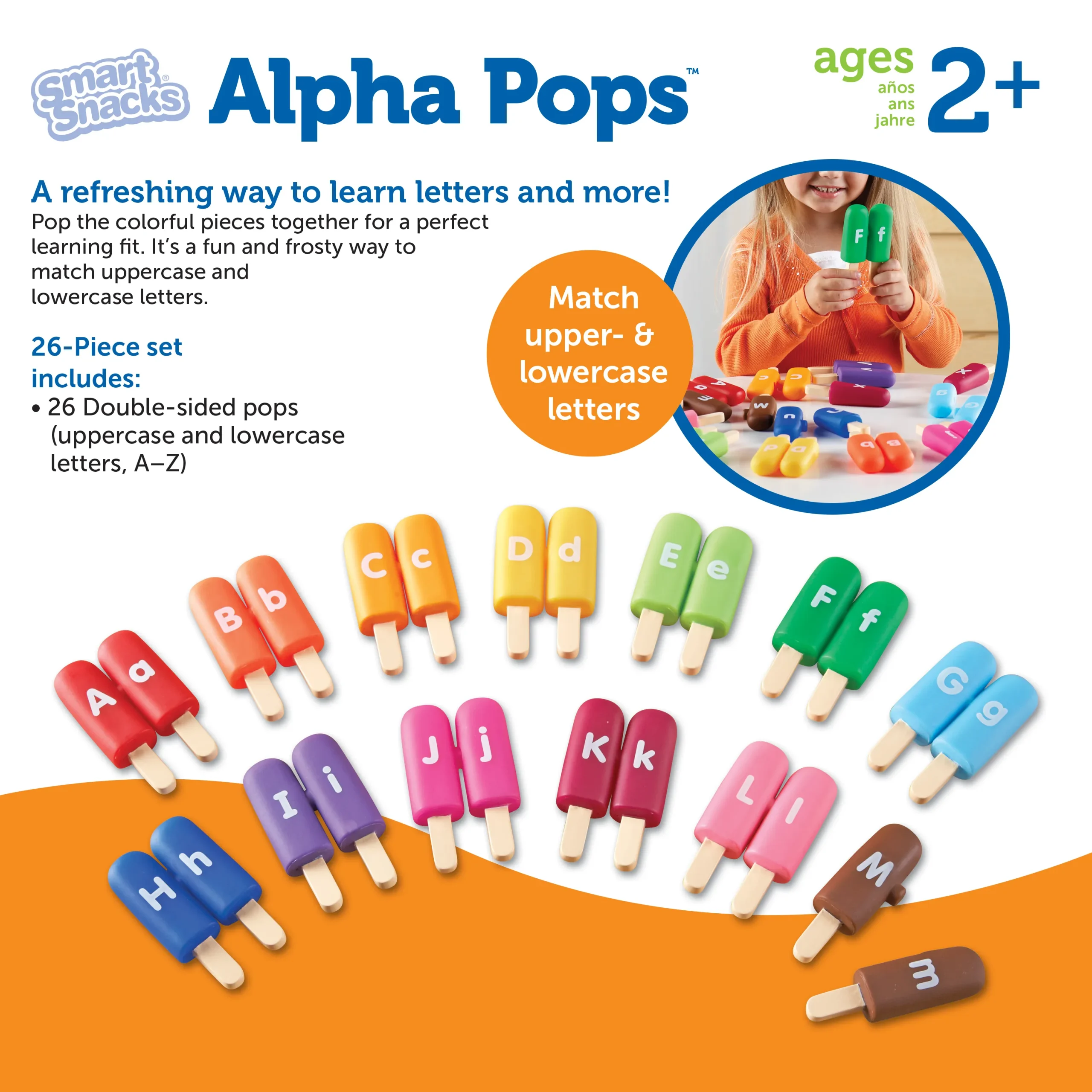 Learning Resources Puzzle Smart Snacks® Alpha Pops™ - Image 8