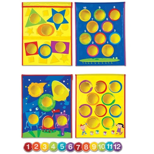 Alternative view of Learning Resources Puzzle Smart Toss Bean Bag Tossing Game