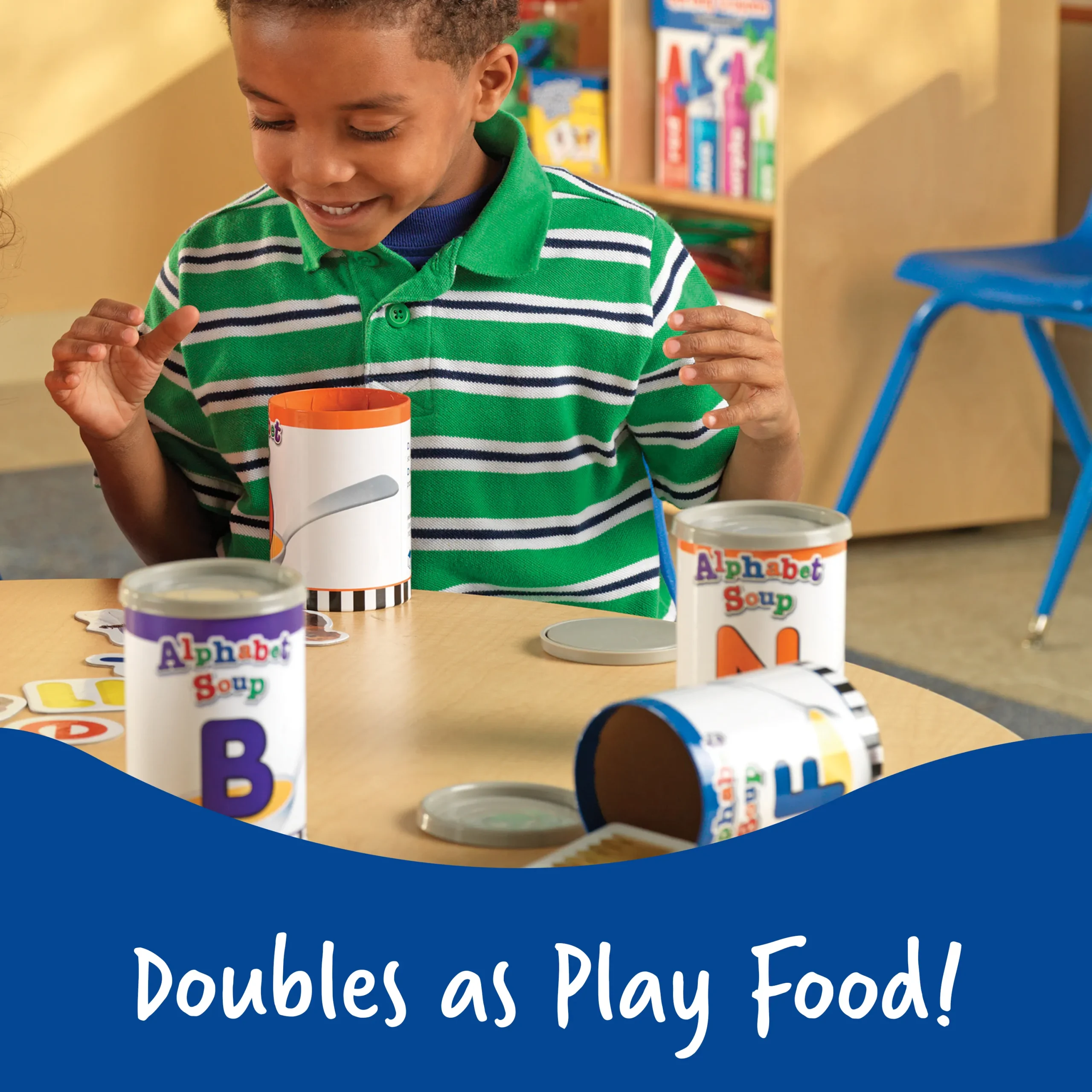 Learning Resources Puzzle Alphabet Soup Sorters - Image 6