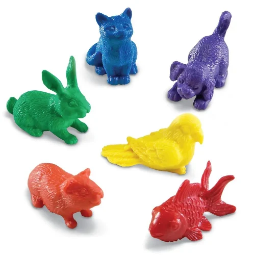 Learning Resources Puzzle Pet Counters, Set of 72