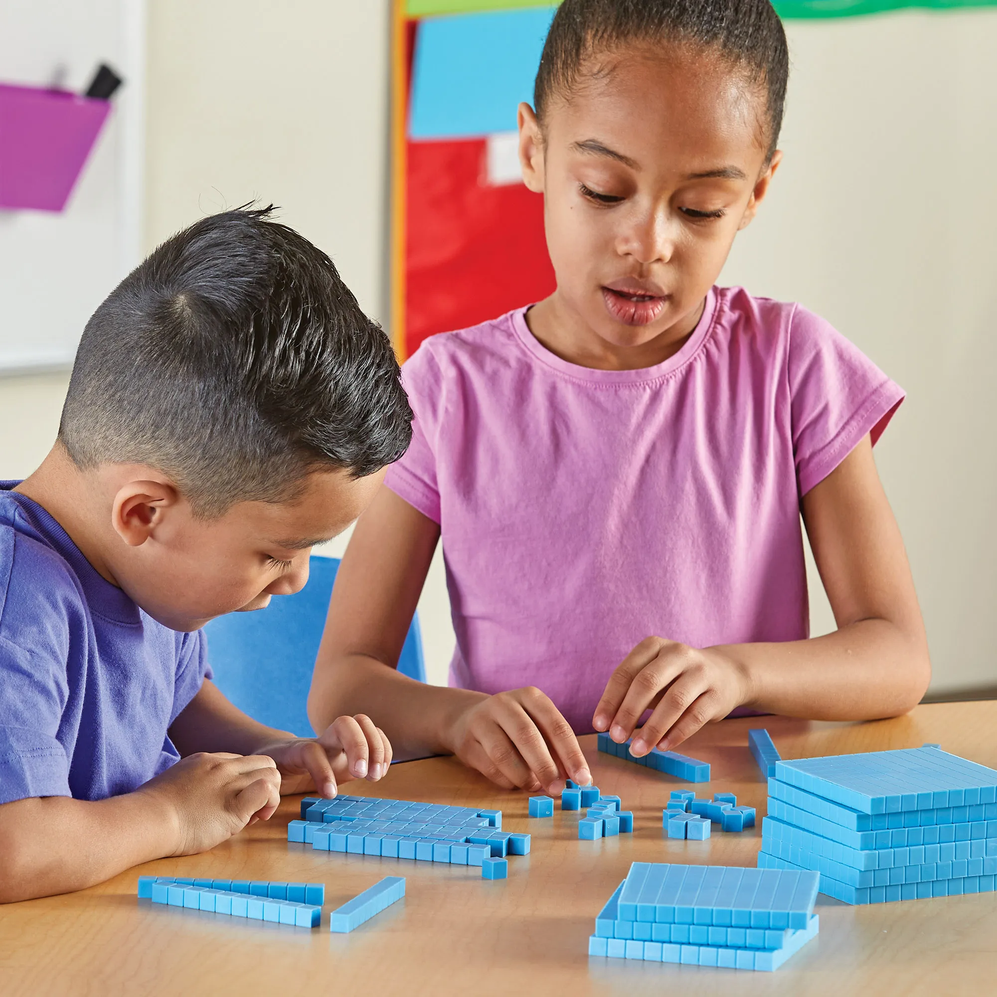 Learning Resources Puzzle Base Ten Starter Set - Image 3