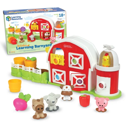 Learning Resources Puzzle Peeksville® Learning Barnyard Playset