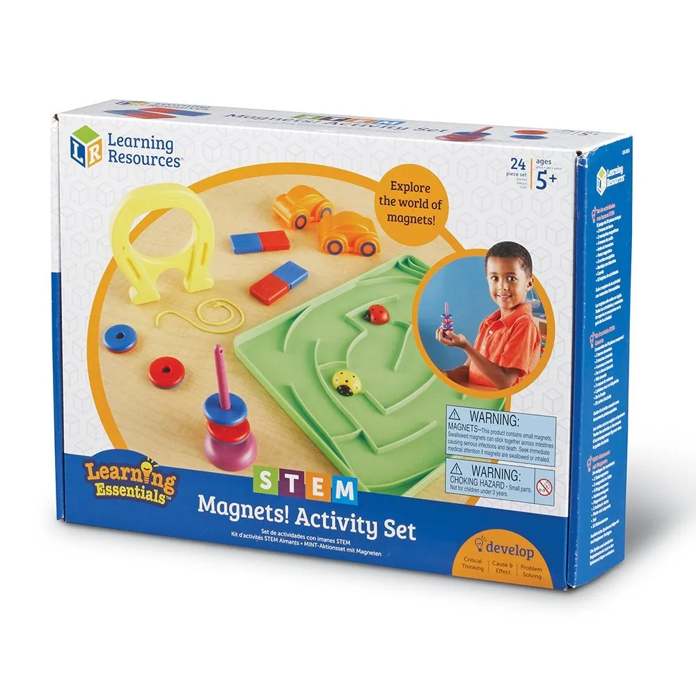 Learning Resources Puzzle STEM Magnets Activity Set - Image 2