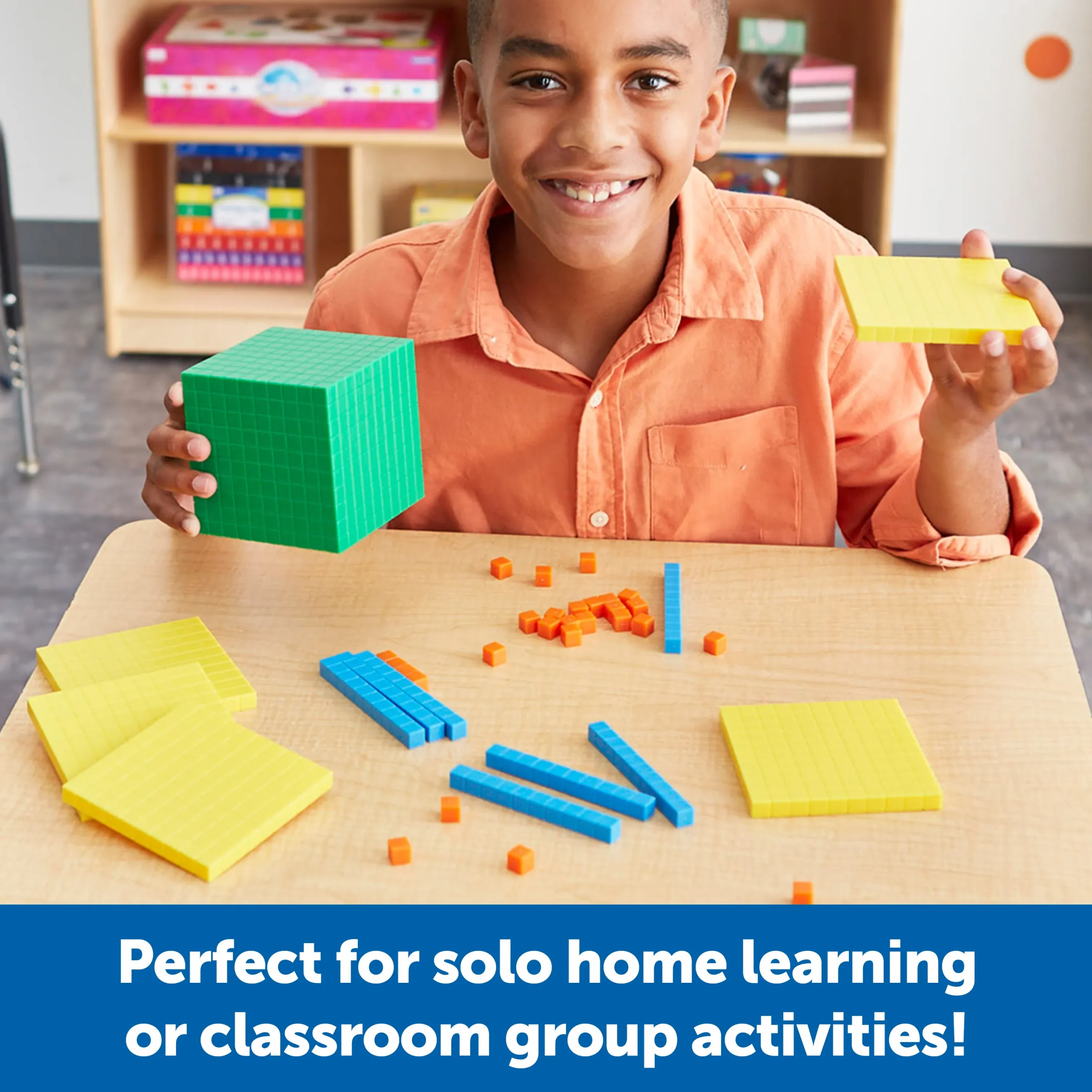 Learning Resources Puzzle Brights!® Base Ten Starter Set - Image 5