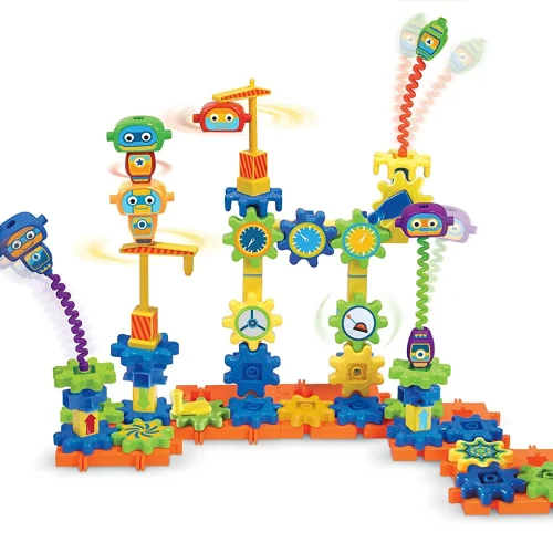 Alternative view of Learning Resources Puzzle Gears! Gears! Gears!® Robot Factory Building Set