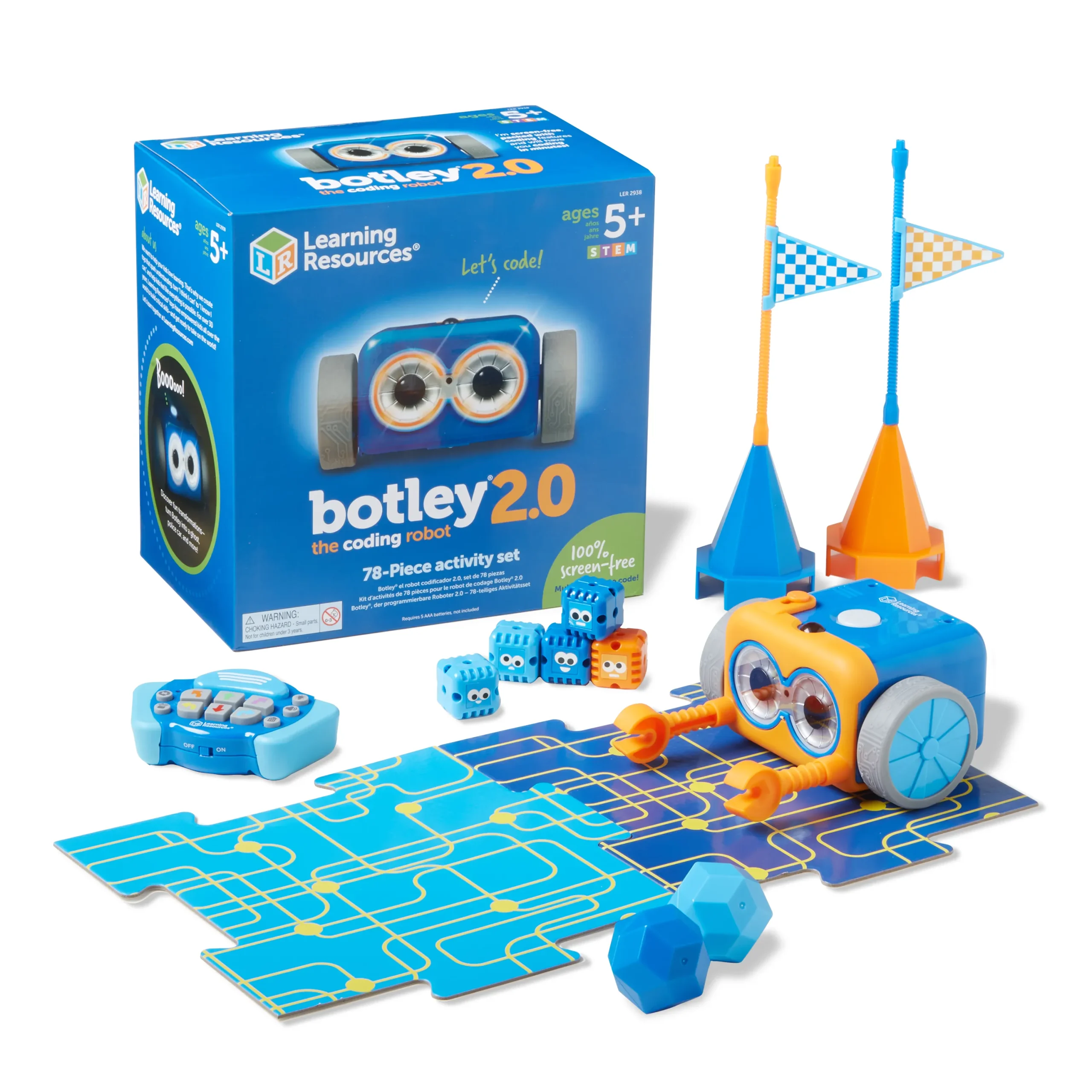 Learning Resources Puzzle Botley® 2.0 the Coding Robot Activity Set