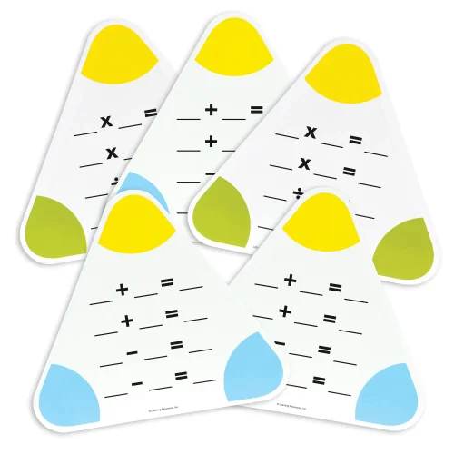 Learning Resources Puzzle Write & Wipe Fact Family Boards