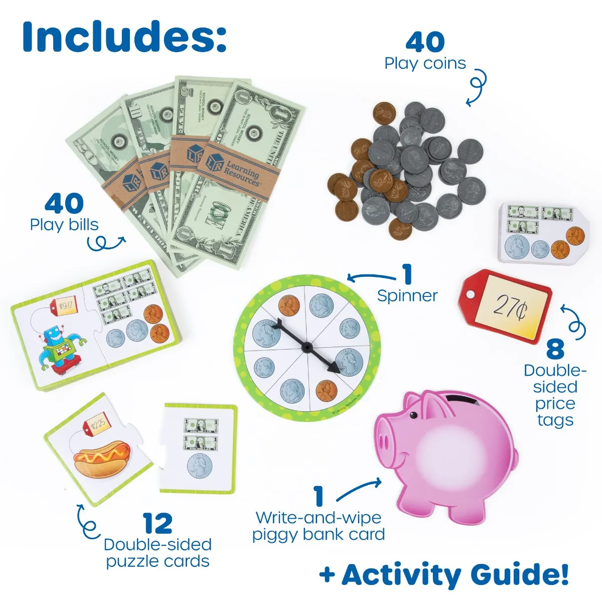 Learning Resources Puzzle Money Activity Set 2 - Image 3