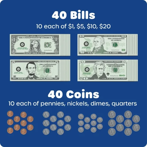 Alternative view of Learning Resources Puzzle Money Activity Set 2