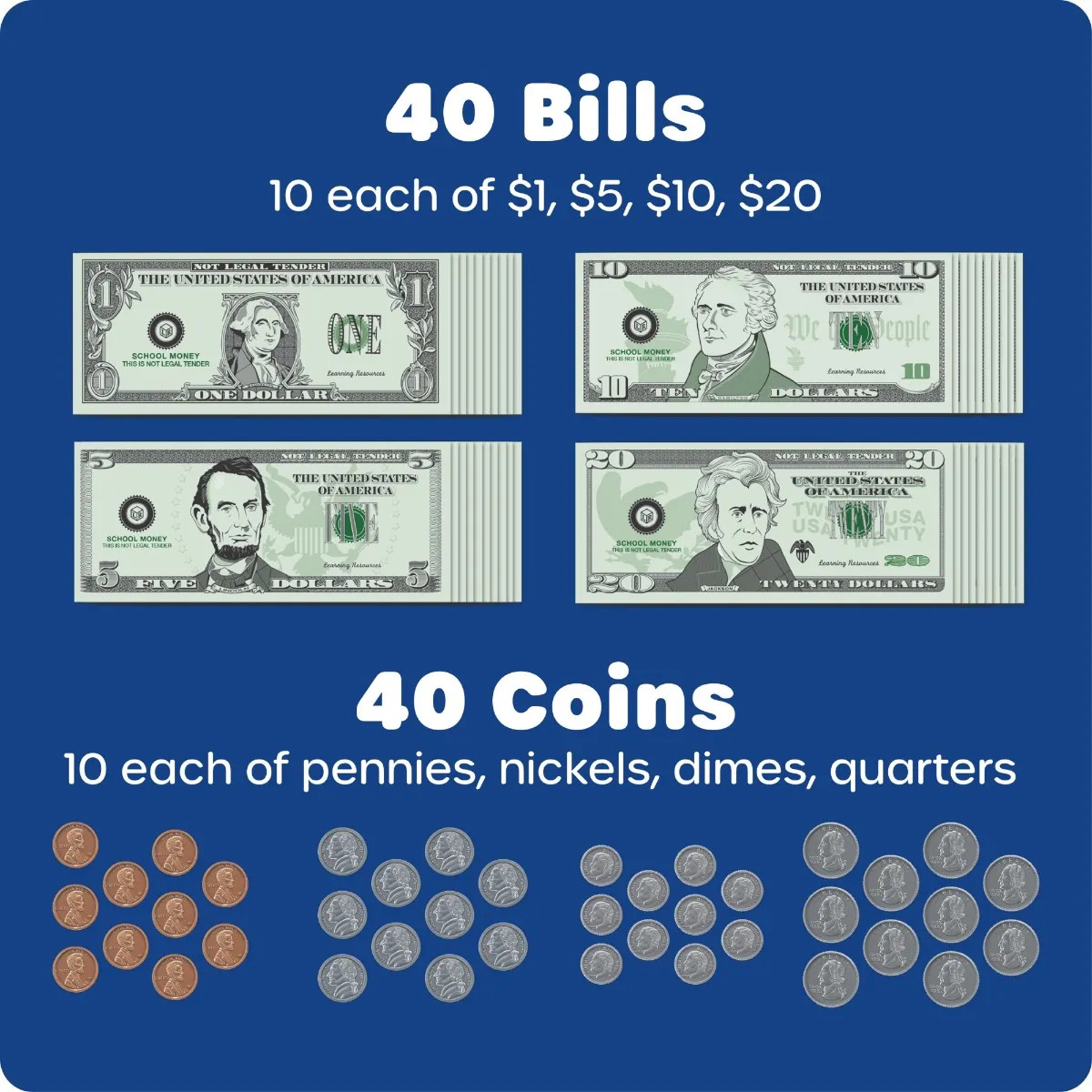 Learning Resources Puzzle Money Activity Set 2 - Image 2