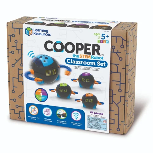 Alternative view of Cooper™ the STEM Robot Classroom Pack