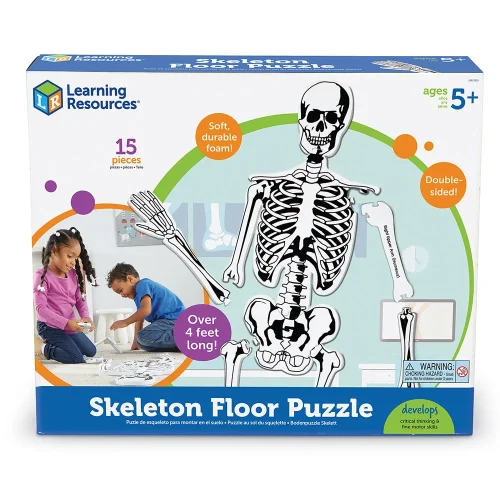 Alternative view of Learning Resources Puzzle Skeleton Foam Floor Puzzle