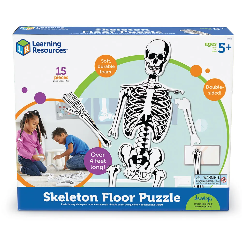 Learning Resources Puzzle Skeleton Foam Floor Puzzle - Image 2