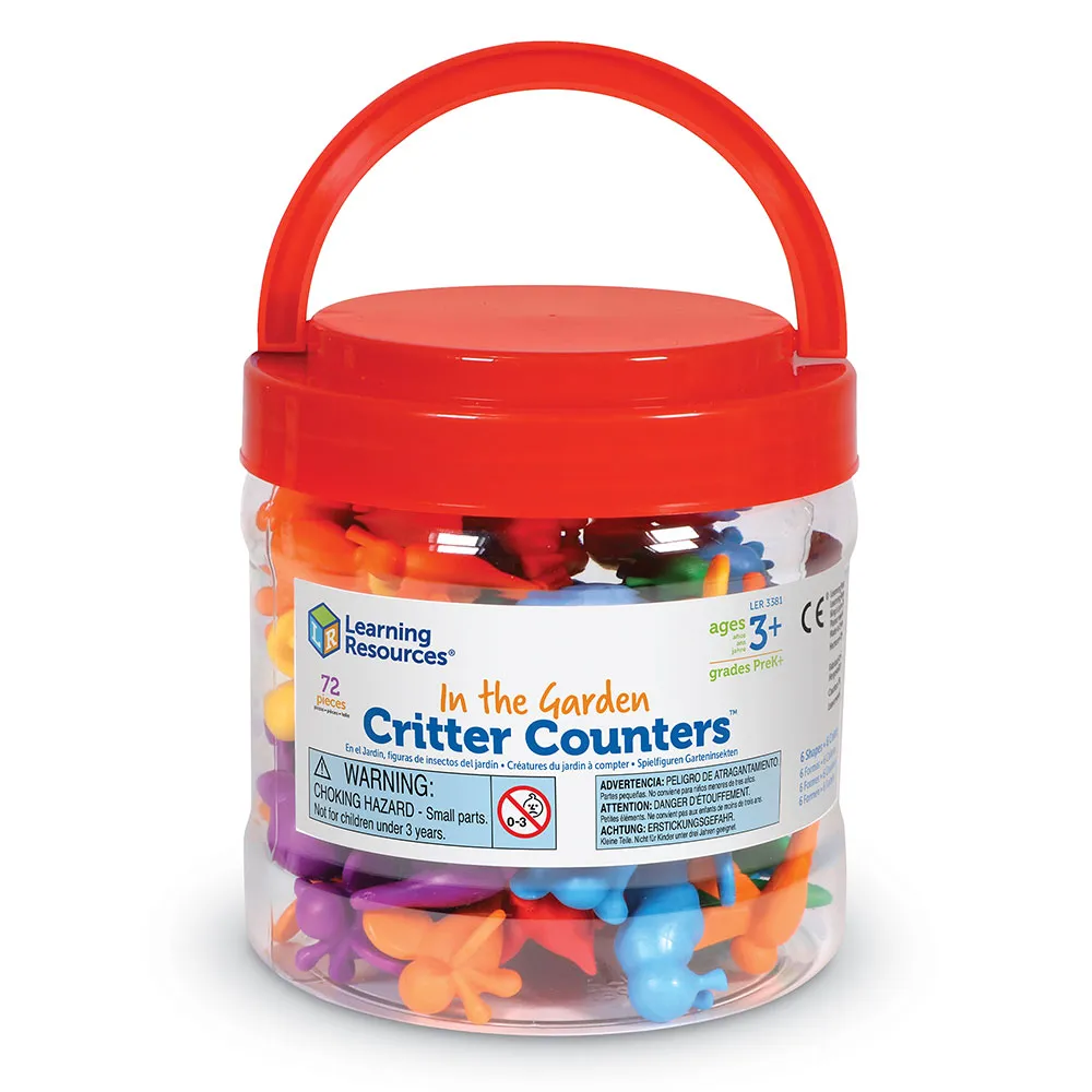 Learning Resources Puzzle In the Garden Critter Counters - Image 6