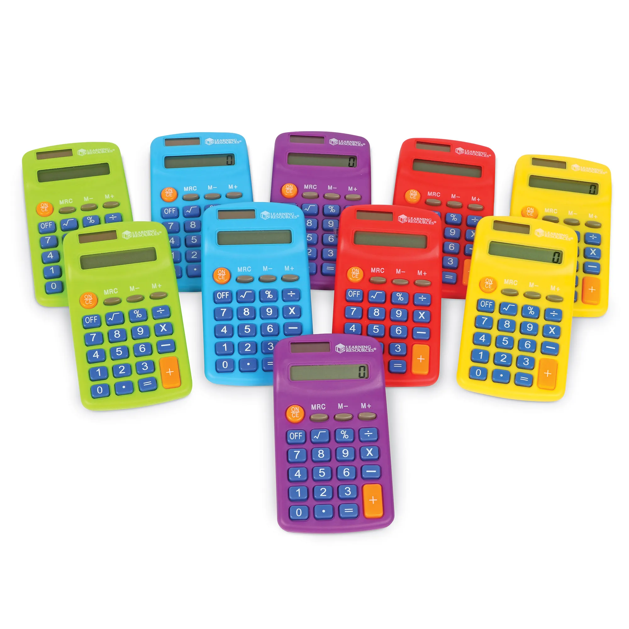 Learning Resources Puzzle Rainbow Calculators & Storage Chart - Image 4