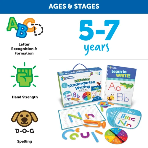 Alternative view of Learning Resources Puzzle Skill Builders! Kindergarten Writing