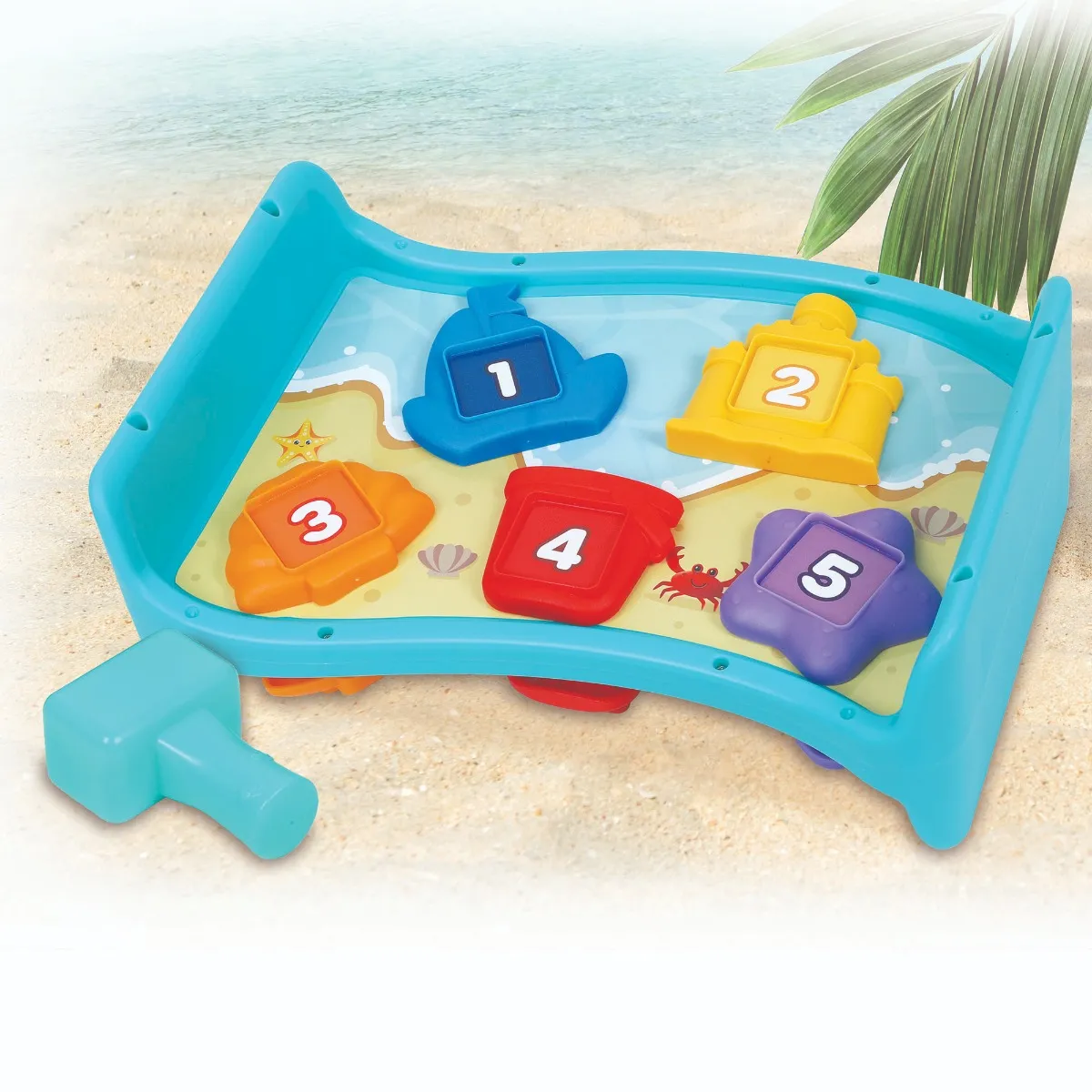 Learning Resources Puzzle Seaside Pounding Bench - Image 10