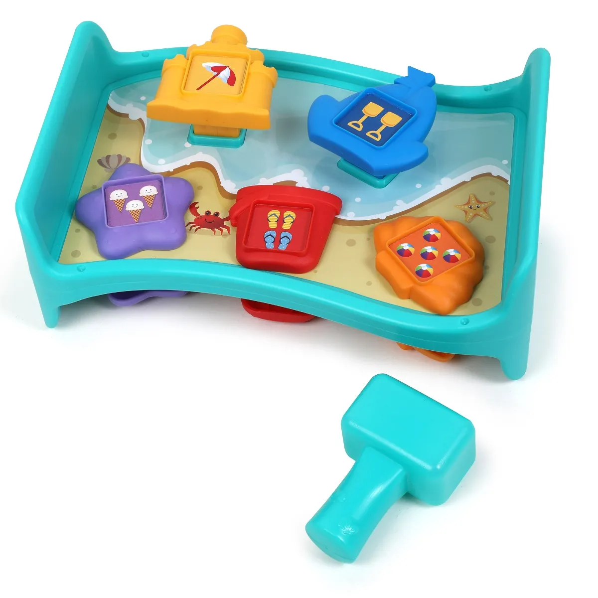 Learning Resources Puzzle Seaside Pounding Bench - Image 2