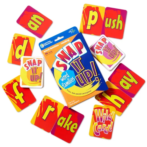 Learning Resources Puzzle Snap It Up!® Phonics: Word Families