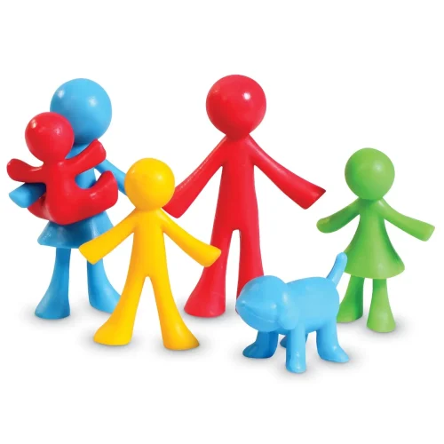 Alternative view of Learning Resources Puzzle All About Me Family Counters Smart Pack, Set of 24