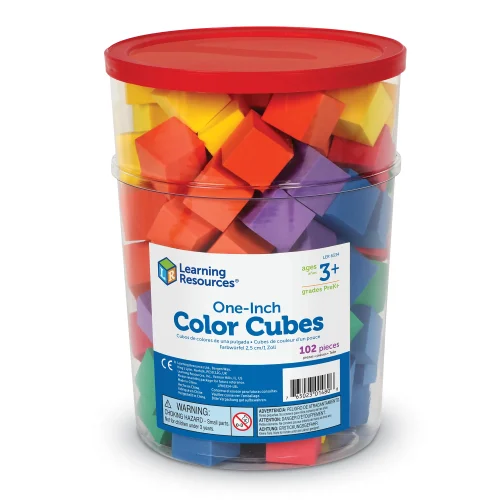 Alternative view of Learning Resources Puzzle Soft Foam One-Inch Color Cubes