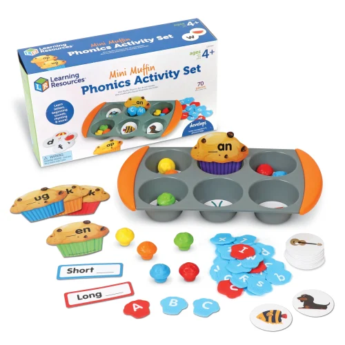 Learning Resources Puzzle Mini Muffin Phonics Activity Set