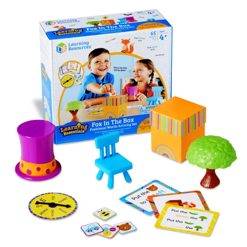 Learning Resources Puzzle Fox in the Box Positional Words Activity Set