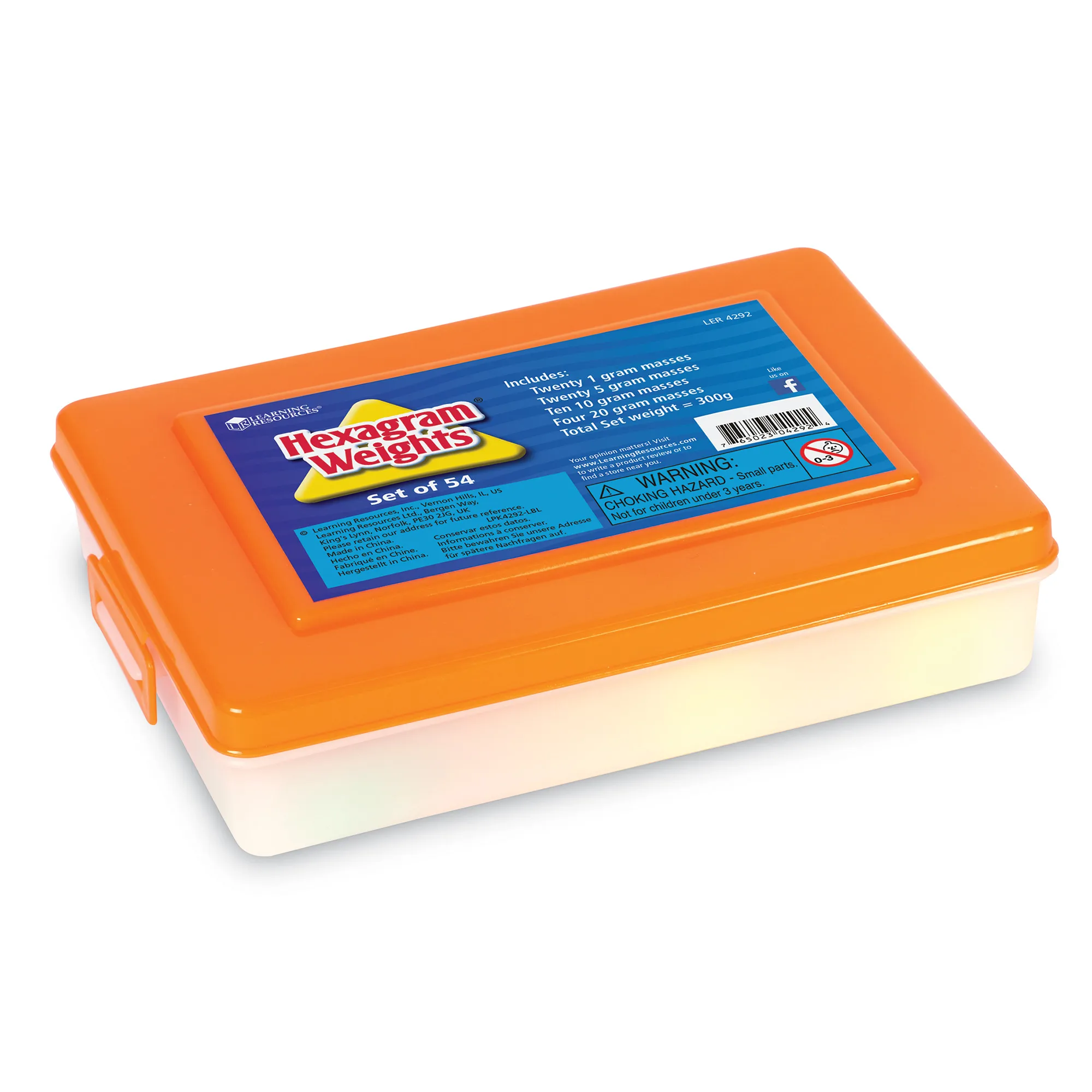Learning Resources Puzzle Hexagram® Metric Weight Set - Image 6