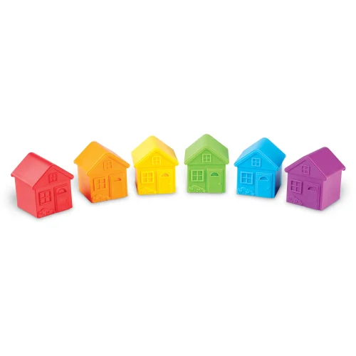 Alternative view of Learning Resources Puzzle All About Me Sort & Match Houses
