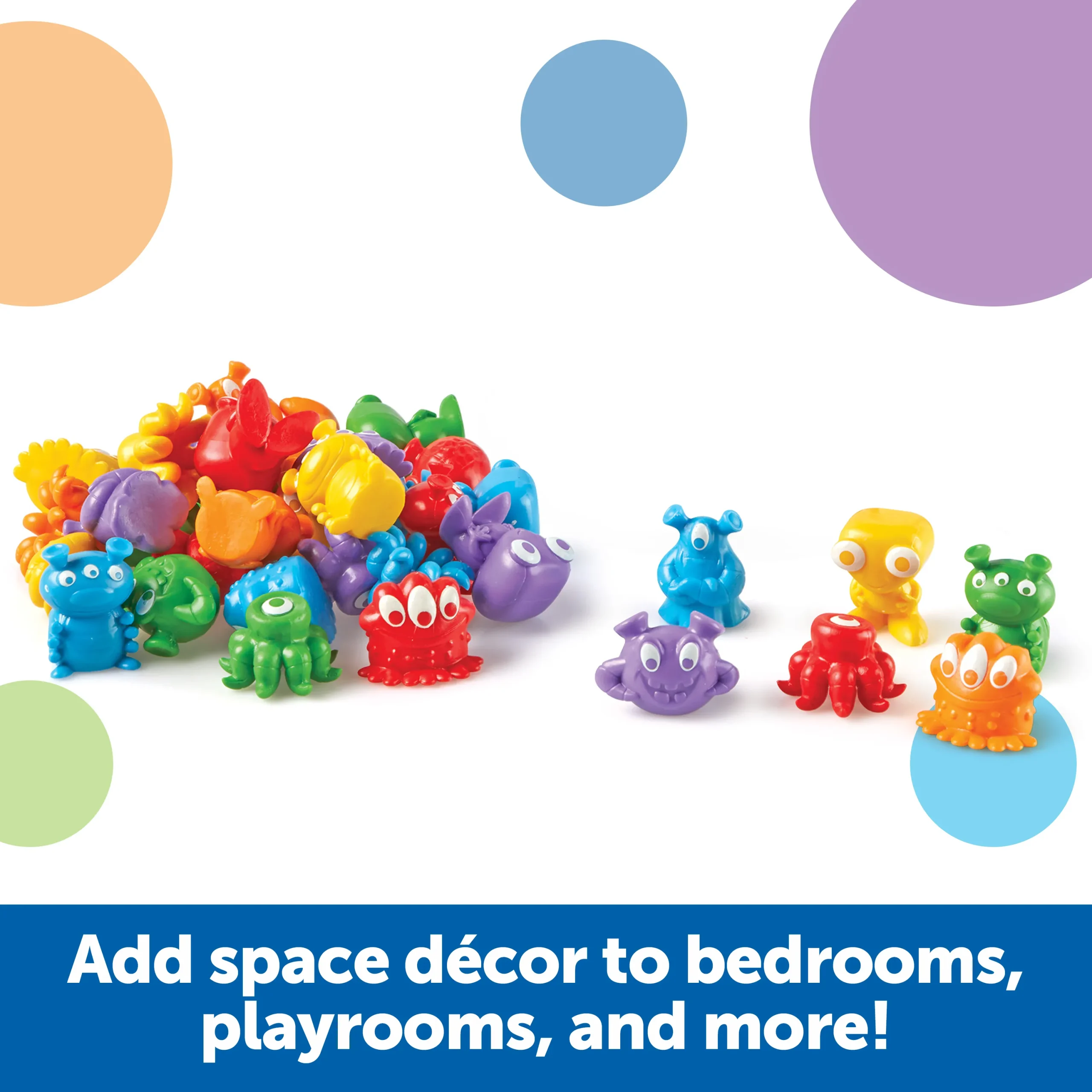 Learning Resources Puzzle Grab & Sort Fine Motor Alien Counters - Image 5