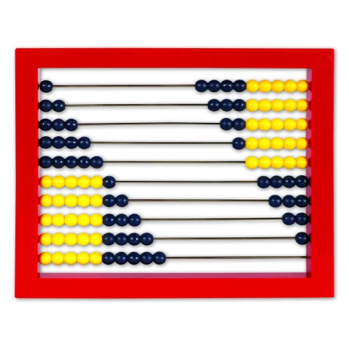 Learning Resources Puzzle 2-Color Desktop Abacus