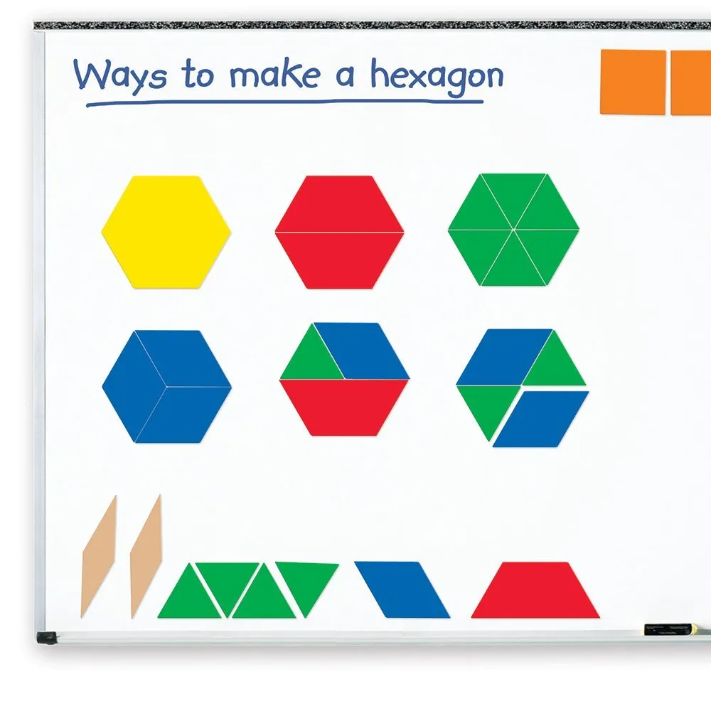 Learning Resources Puzzle Giant Magnetic Pattern Blocks - Image 2