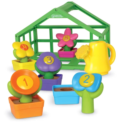 Learning Resources Puzzle Growing Greenhouse Color and Number Playset