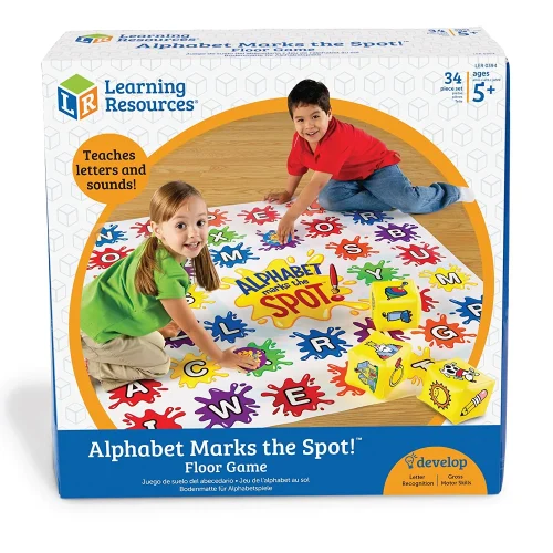 Learning Resources Puzzle Alphabet Marks the Spot™ Floor Game