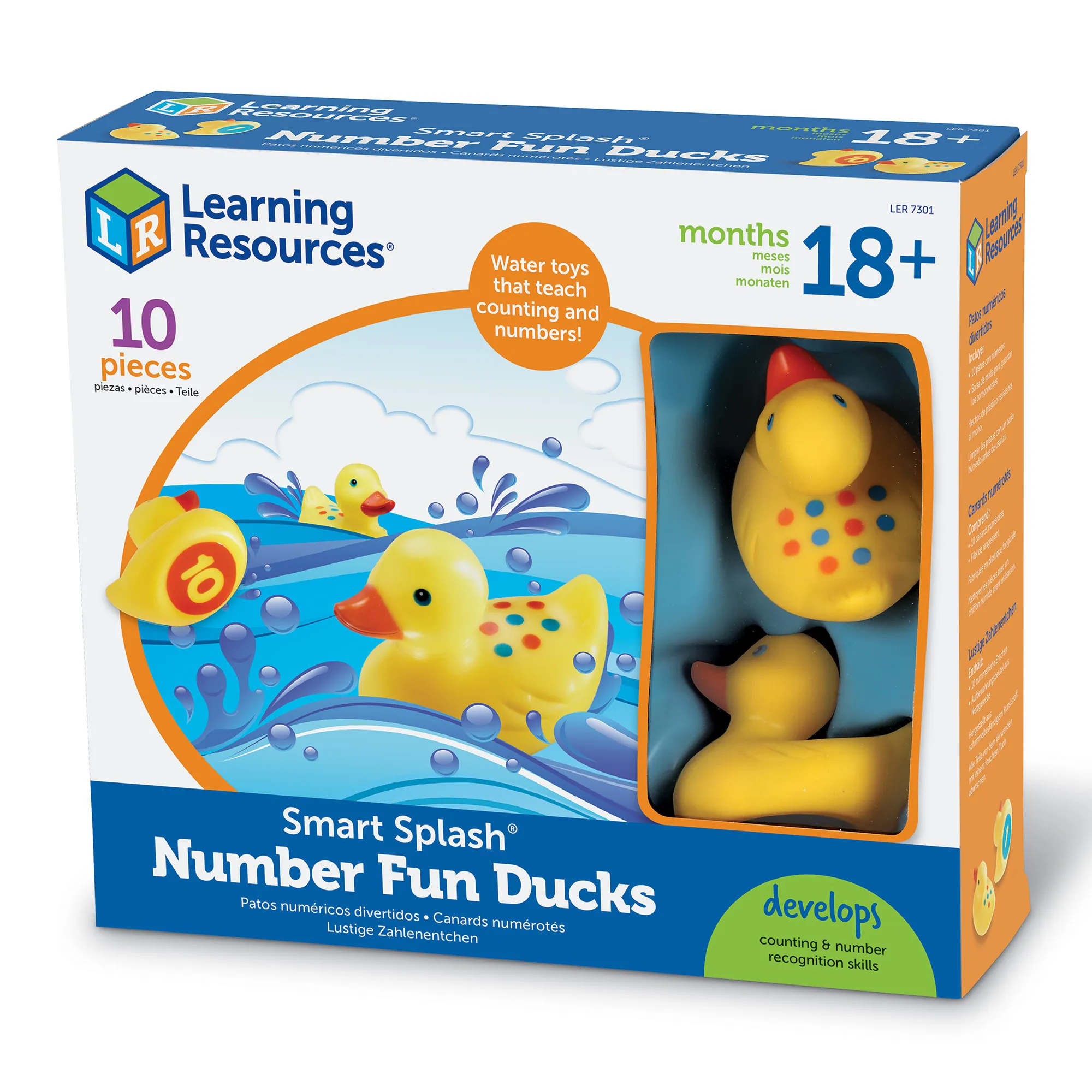 Learning Resources Puzzle Smart Splash® Number Fun Ducks - Image 7