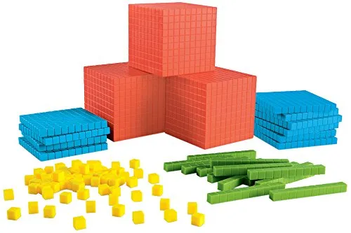 Alternative view of Learning Resources Puzzle Brights!® Base Ten Classroom Set