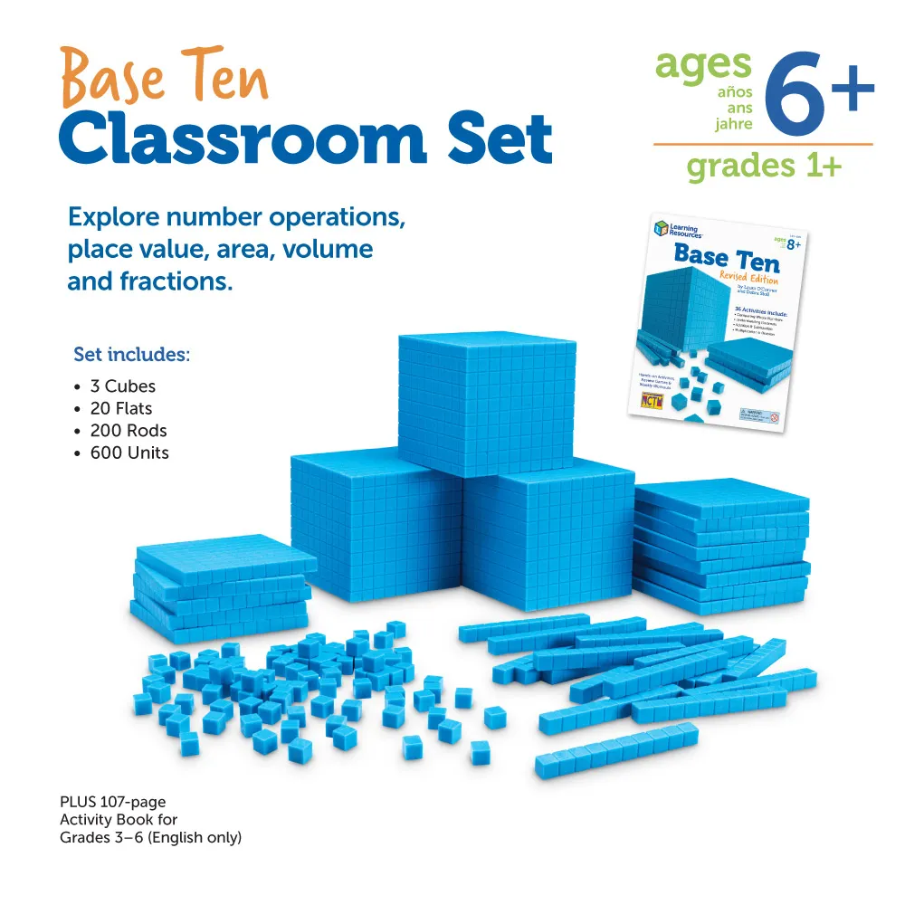 Learning Resources Puzzle Base Ten Classroom Set - Image 7