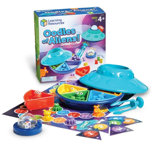 Learning Resources Puzzle Oodles of Aliens Sorting Saucer