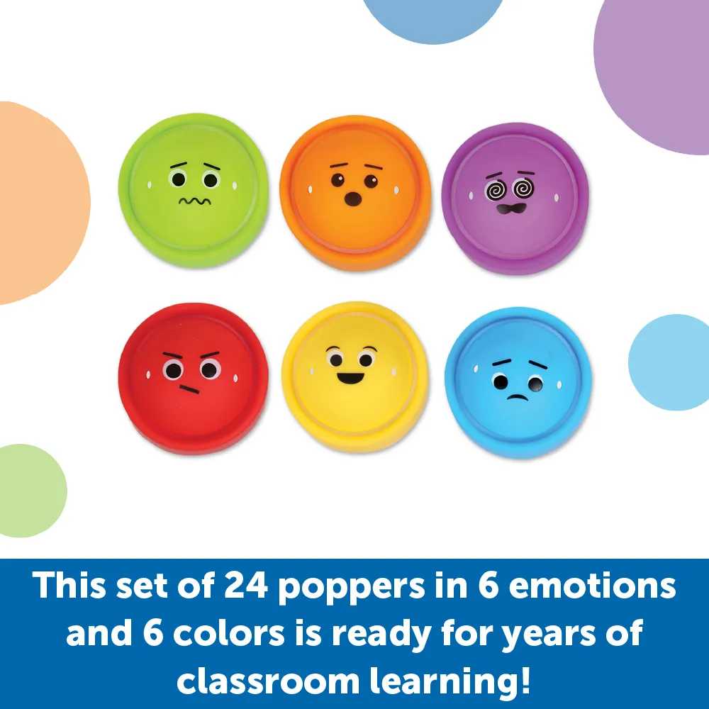 Rainbow Emotion Fidget Poppers Classroom Set - Image 5