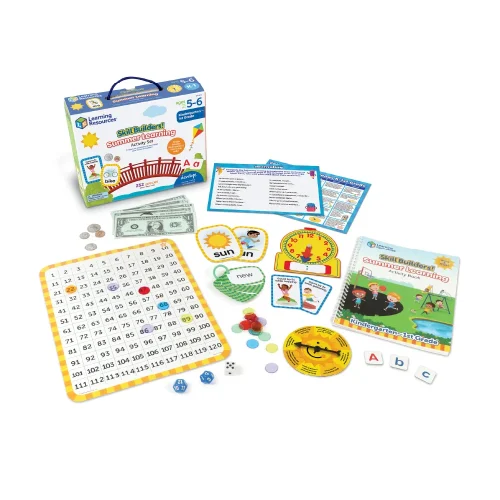 Learning Resources Puzzle Skill Builders Summer Learning Activity Set - K to 1st