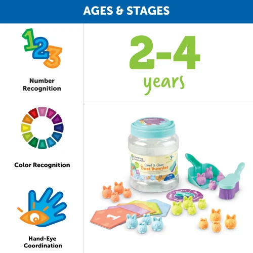 Alternative view of Learning Resources Puzzle Count & Clean Dust Bunnies