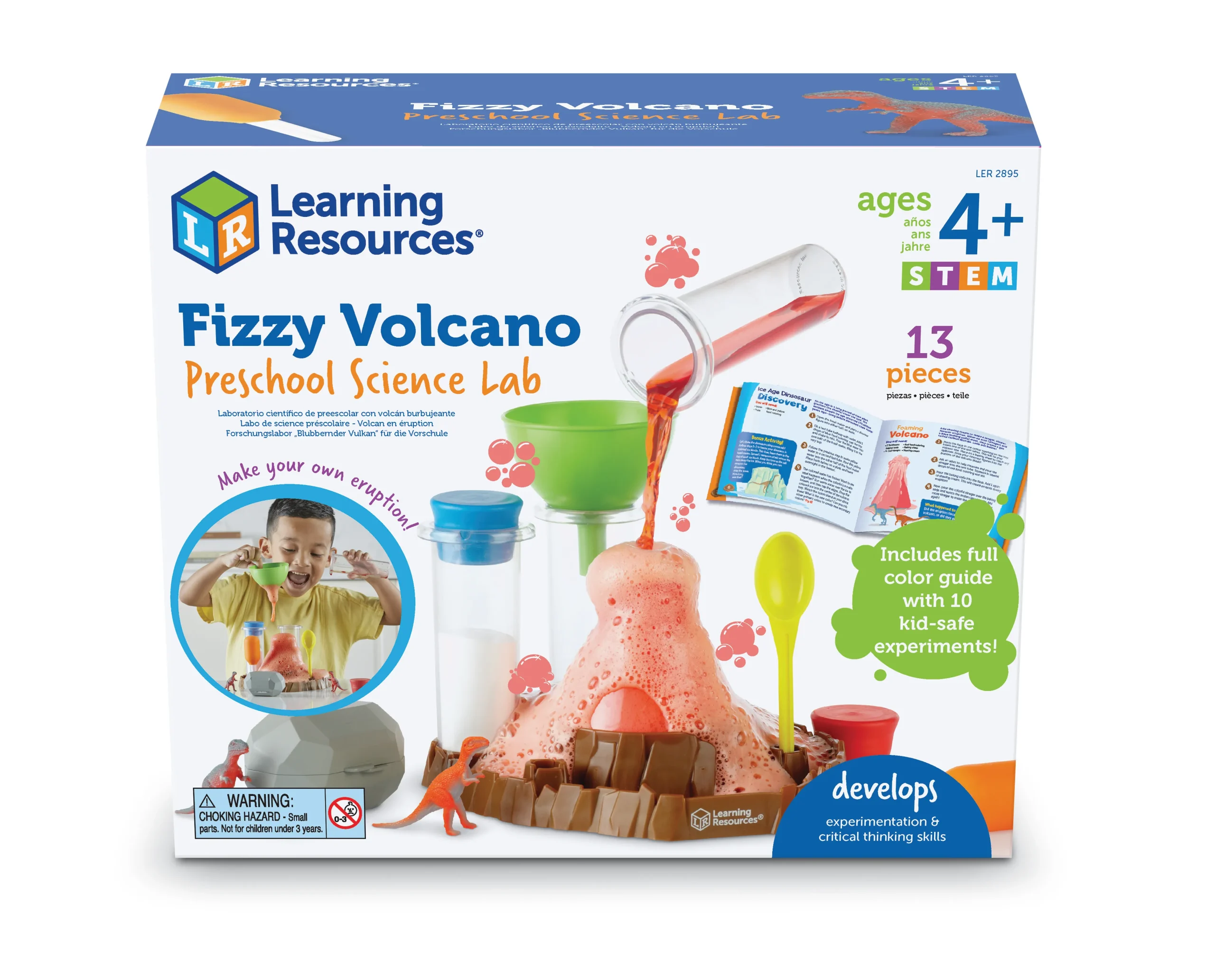 Learning Resources Puzzle Fizzy Volcano Preschool Science Lab - Image 9