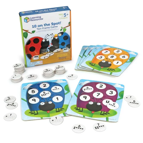 Learning Resources Puzzle 10 On the Spot! Ten-Frame Game