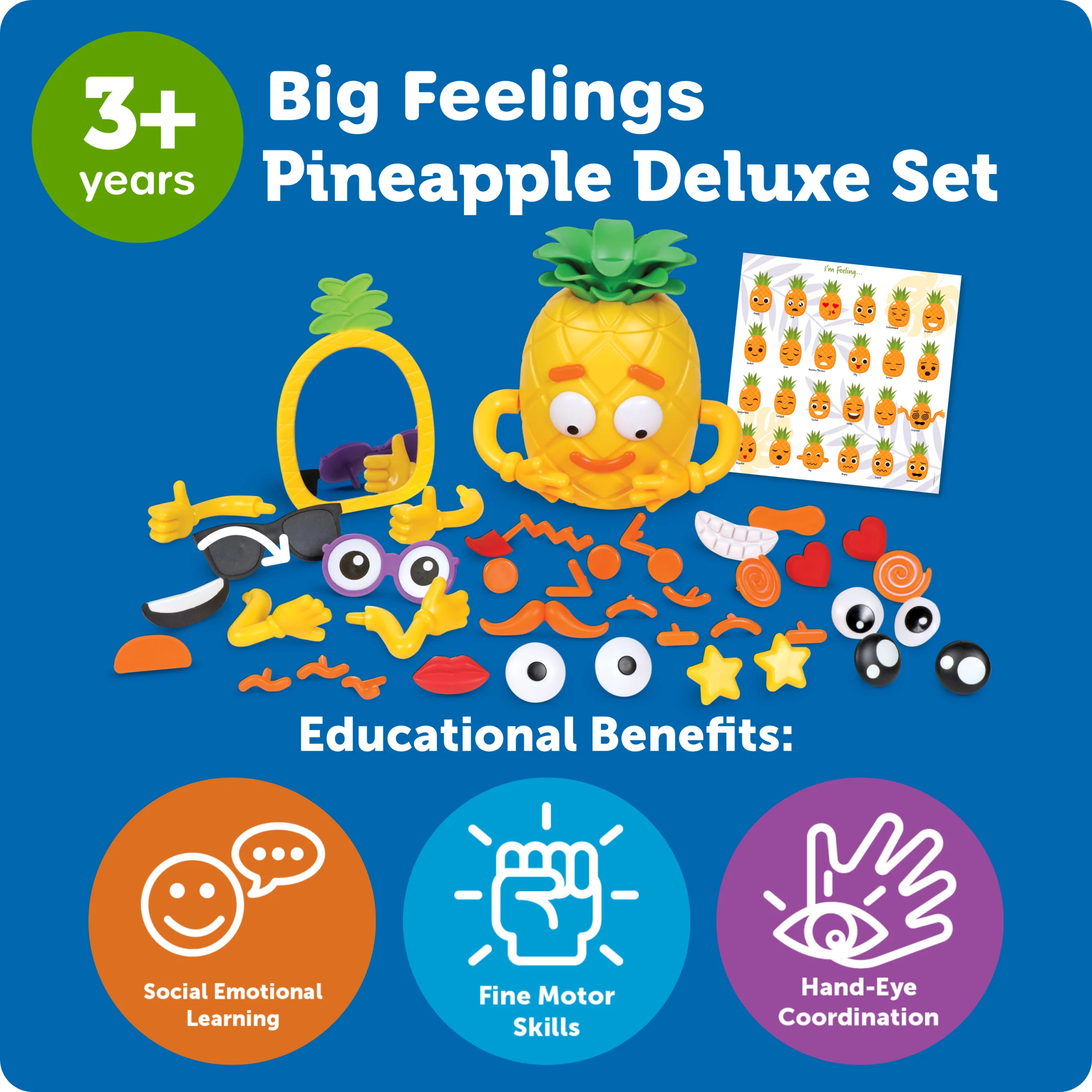 Learning Resources Puzzle Big Feelings Pineapple Deluxe Set - Image 6